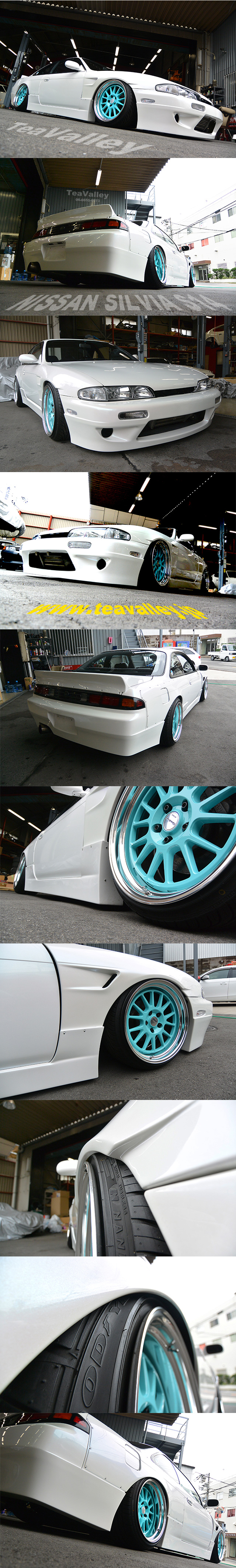 シルビアS14 ロケットバニー エアサス ティーバレー s14-7072